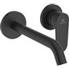 Ideal Standard Cerafine O Nuovo rubinetto lavabo - Nero (189x112,5x175mm) | Cartuccia FirmaFlow durevole, aeratore nascosto, rubinetto a risparmio idrico (4 l/min), design arrotondato
