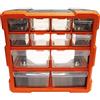 Boxer® cassettiera portaminuteria con 12 cassetti (26 x 27 x 16 cm) - impilabile e da parete - organizer in PP con cassetti trasparenti