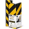 OFITURIA Paraspigoli Garage Adesivo Pack 2 40x20+36x8 cm Nero/Giallo, Protezione Colonne Garage, Paracolpi Angolari, Gomma Antiurto Box Auto (Pack 2 pz, 40x20+36x8 cm, Nero/Giallo)