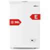 Nilson Congelatore orizzontale bianco NCH1001EDC. Capacità 98 litri, Dual Cooling, 4 Star, Modalità Super Congelamento, Tecnologia Ciclico, Porta Pieghevole, 1 Cestino, Basso Livello Sonoro, Classe E