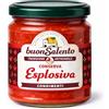 buon Salento Conserva Esplosiva di Peperoncino Piccante 87% in Vasetto 280 g, Crema Piccante Artigianale Salentina, Condimento per Bruschette, Pasta e Panini