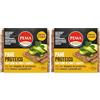 PEMA Pane Proteico, Pane Proteico a Ridotto Contenuto di Carboidrati, con Soli Ingredienti Naturali e Ricco di Fibre, 375g (Confezione da 2)