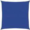 vidaXL Vela Parasole 160 g/m² Quadrata Blu 3x3 m in HDPE