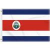 Petite Pine 2 × 3 FT Bandiera Costa Rica, Medium 60 × 90 CM 150D Costa Rica Outdoor Banner, Decor Garden con Brass Gromment