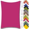 MAJINGC Vela Parasole Impermeabile Dell'ombrellone 3X4M Vela Ombreggiante, Resistente ai Raggi UV 95%, Vela Ombreggiante per Piscina, Giardino, Terrazza, Parco, Piscina，Campeggio rosso rosato