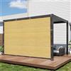 ADRUEKMV Voile d'ombrage rectangulaire - Filet d'ombrage - Protection solaire - Protection contre les intempéries - 90% filet d'ombrage pour jardin, serre, patio, terrasse et camping