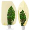 OulQinyhome Cappuccio Protezione Piante 200×240cm 2 Pezzi Telo Antigelo per Piante con Cerniera e Coulisse Tessuto Non Tessuto Riutilizzabile Antivento Antineve Antigelo Per Piante Grandi Vasi da Giardino