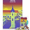 JIANGENNF Puzzle da 1000 pezzi per adulti Yaffa Palestina con orologio arte gioco educativo corsa a tempo ideale come regalo per tutta la famiglia 38x52cm