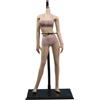 Xdyyjrasa Corpo di Action Figure - Corpo Femminile Super Flessibile in Scala 1/6 con Gomma Rivestita Senza Cuciture, tonalità Pelle di Grano