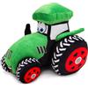 Toyland® 21cm (8 Pollici) Peluche Trattore agricolo - Decorazione Camera da Letto per Ragazzi (VERDE)