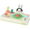 Skip Hop Baby Musical DJ Set Toy with Lights, Songs, Sound Effects, And Soft Textures, Farmstand Let The Beet Drop DJ Set