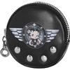Betty Boop Motor Love-Portamonete Cookie, Nero, 8,7 x 8,7 cm