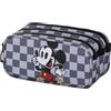 Disney Topolino Move-Astuccio Trick FAN 2.2, Grigio, 23 x 11 cm