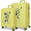 Disney Joumma Disney Valigia espandibile rigida ABS con chiusura TSA, 4 ruote, bagaglio a mano