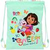 safta Dora - Zaino a sacco piatto Junior, ideale per bambini di diverse età, comodo e versatile, qualità e resistenza, 26 x 34 cm