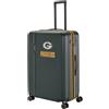travelite NFL Valigia Rigida Green Bay Packers Taglia L, valigia grande da viaggio con lucchetto TSA, trolley ABS con 4 doppie ruote, 51 x 76 x 30,5 cm, 4,4 kg, 103 L