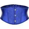 JasGood Cintura Corsetto Da Donna Underbust Boned Lace Up Waspie Cintura Rinascimentale Steampunk Pirata Halloween Cosplay