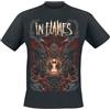 In Flames Ghost in My Head Uomo T-Shirt Nero 100% Cotone Regular
