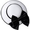 LALADEFIEE Cappello Cerimonia Bianco Elegante Stile Francese rétro per Banchetto e Matrimoni Accessorio Raffinato per Donna
