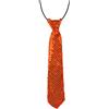 The Tie Company The Tie CoTM - Cravatta elastica per bambini con lustrini luccicanti Orange Taglia unica