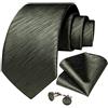 DiBanGu Bretella elastica classica a pois da uomo, a forma di Y, 6 bottoni unisex | 4 pezzi, tessuto jacquard, tocco elegante, fazzoletto, gemelli, affari, matrimoni, cerimonie, attività, per fidanzato e padre