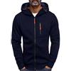 Sobzia Felpa Uomo con Zip Cerniera Tasche sul Davanti Comode Manica Lunga Giacca Leggera Casual Felpe Sportive con Cappuccio Hoodie S-4XL