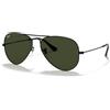 Ray-Ban Originali Aviator RB3025 | Vari Colori | Set Completo (Negro)