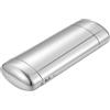 MOKKHNB Custodia Rigida per Occhiali da Sole in Alluminio Argento, Organizer da Viaggio Resistente Agli Urti, Compatibile Occhiali da Vista da Sole, Protezione Anti-graffio per Uso