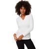 YSABEL MORA Maglietta Termica Leggera Cotone Collo a V Donna