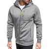 Sobzia Felpa Uomo con Zip Cerniera Tasche sul Davanti Comode Manica Lunga Giacca Leggera Casual Felpe Sportive con Cappuccio Hoodie S-4XL
