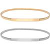 Brelet Cintura elastica da donna in metallo sottile, cintura elastica in vita dorata, cintura a catena in oro e argento per abiti, clip in vita sottile regolabile lucida, Argento, 28"-39"
