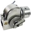 MJFVN Divisore universale da 4, mandrino a 3 griffe da 100 mm, rapporto 1:40, uso verticale e orizzontale, for macchine for incisione, fresatura e foratura