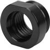 BSTiltion Riduttore mandrino mandrino tornio adattatore in acciaio legato resistente per la lavorazione del legno Convertitore di filettatura da 40 mm a 30 mm per progetti di tornitura del legno