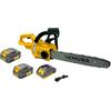 Nemura Motosega 2 batterie 4Ah - Guida 40 cm e Catena - Utensile da taglio elettrico 40V - con 2 Batterie e Caricabatterie - Motore senza spazzole - Utensili da giardino - SAC in Italiano