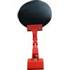 Veesper Pannello oscurante per saldatura regolabile con clip portatile 6x13 pollici, schermo di saldatura con protezione completa da scintille e detriti, accessorio per copertura del casco, rosso