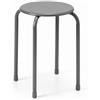 AVANTI TRENDSTORE - Tricerro - Sgabello a 4 gambe in acciaio. Ottimo per il tuo giardino o balcone, ma non solo! Disponibile in tre colori diversi. Dimensioni ca. LAP 30x45x30 cm