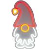 Magie di Natale Figura di Natale a Neon connessione USB per Decorazioni Natalizie 24 x 40 cm (Babbo Natale)