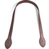 TEHAUX Manici per Borse in Pelle Donna 2 Pezzi per Borsa, Cuoio caffè | Ricambio per Borsa e Handbag, Stile Chic Classico, Adatti a Fai da Te e Sostituzione Tracolla