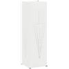 vidaXL Stand per Ombrelli da Pioggia Bianco 15,5 x 15,5 x 49 cm