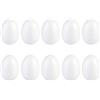 Zerodeko 50 Uova di Polistirolo Bianche da 7cm per Pasqua, Schiuma | Progetti Diy e Decorazioni Pasquali, Sagoma a Uovo, Struttura Robusta, per Ragazzo Ragazza e Adulti Creativi