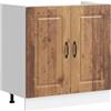vidaXL Mobile base lavello Kalmar Legno Vecchio 80x46x81,5 cm