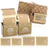 com-four® 60 Adesivi per Regali di Natale Fino a 8 cm - Adesivi Dorati per etichettare Regali - Etichette Regalo con Motivi Natalizi - autoadesivi (060 - Adesivo Marrone)