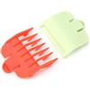 AMONIDA Protezioni Tagliacapelli, Tosatrici Professionali, Sostituzione Pettini Guida Tagliacapelli per Parrucchieri, Taglio Capelli (rosso e verde)