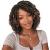BECUS Dreadlock Parrucca Sintetica per Capelli Neri da Donna e Uomo Intrecciati Marroni a Treccia Corta (12.5IN Nero Misto Marrone)