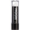 Moon Glow Rossetto Neon UV - Rossetto colorato al neon brillante - Si illumina sotto i raggi UV, Bianco, 1 conteggio (confezione da 1)