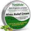 yimimde Crema lenitiva per orticaria, trattamento rapido antifungino e antipruriginoso per eruzioni allergiche, eczema, prurito, arrossamenti e gonfiori | Complesso organico vegetale naturale, 28 g*2