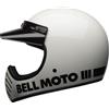 BELL Moto-3 Classic White unisex bianca