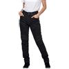 FASTWAY T-2505 Donne Jeans da moto donna nero