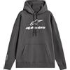 alpinestars Preludio Felpa oversize con cappuccio M uomo grigio
