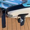 Kit timone per kayak, pesca, imbarcazione, staffa per timone kayak da mare,